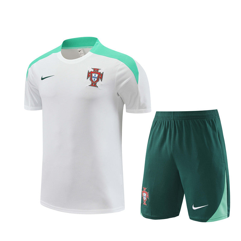 Maglia e Pantaloncini pre-allenamento Portugal Bambino 24/25