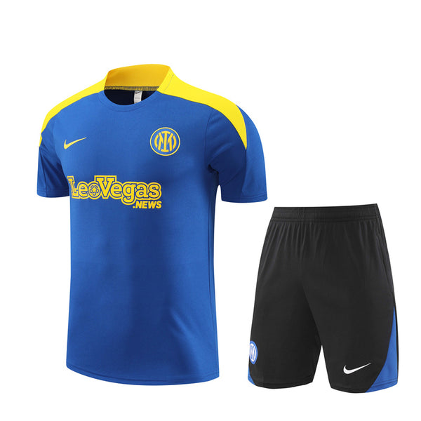 Maglia e Pantaloncini pre-allenamento Inter Bambino 24/25