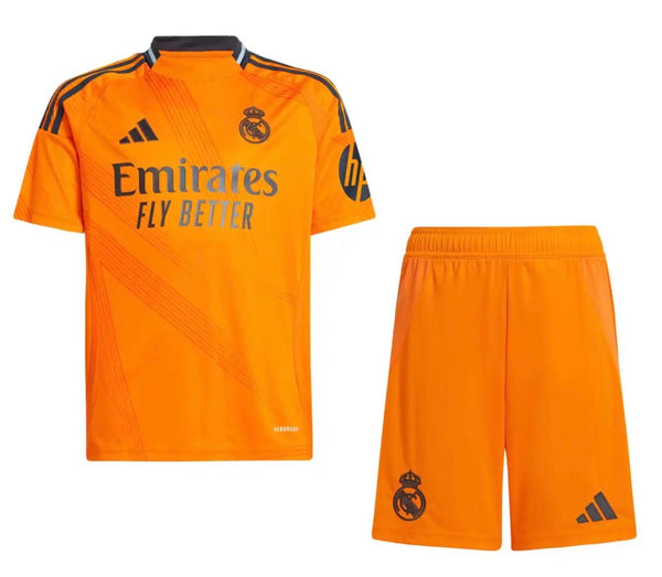 T-shirt e Pantaloncini Bambino Real Madrid Away 24/25