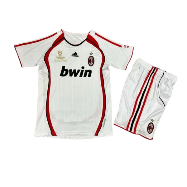 T-shirt e Pantaloncini per Bambino AC MILAN Away Retro 06/07