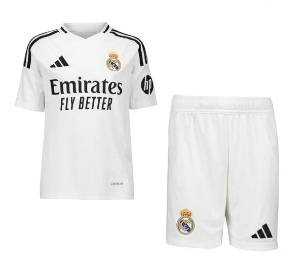 T-shirt e Pantaloncini Bambino Real Madrid Home 24/25