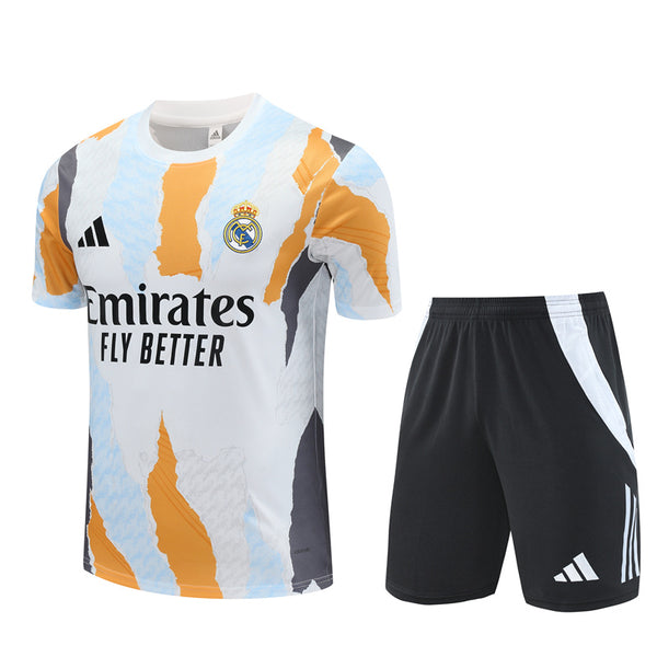 Maglia da allenamento e pantaloncini del Real Madrid 24/25