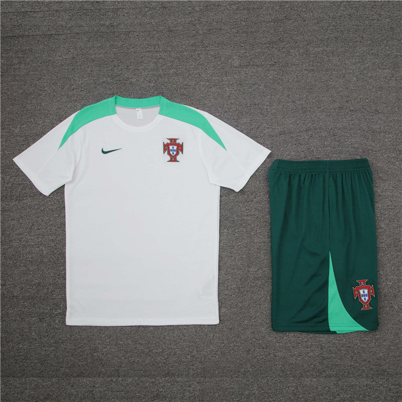 Maglia e Pantaloncini pre-allenamento Portugal Bambino 24/25