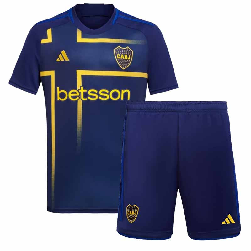 T-shirt e Pantaloncini per Bambino Boca Juniors Third 24/25