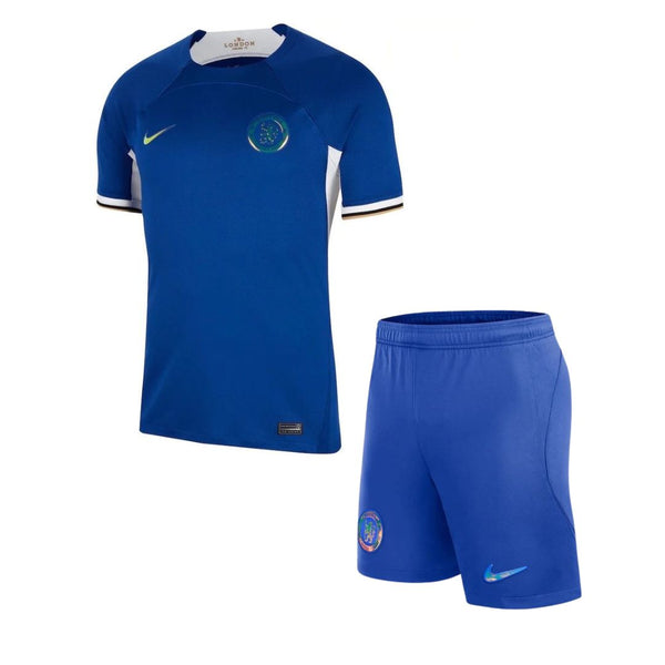 T-shirt e Pantaloncini per Bambino Chelsea Home 23/24