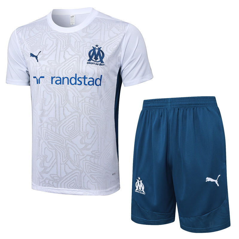 Maglia e Pantaloncini Allenamento Olympique de Marseille Bambino 24/25