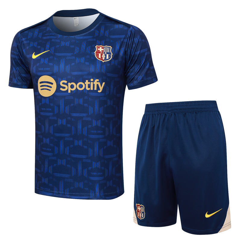 Maglia e Pantaloncini pre-allenamento Barcelona Bambino 24/25