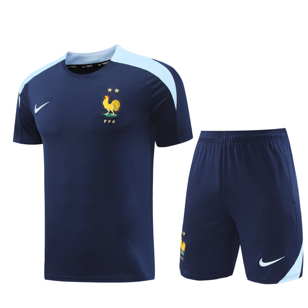 Maglia da allenamento e pantaloncini del  Francia 24/25