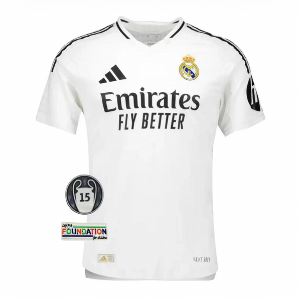 Maglia Real Madrid Home 24/25 - Versione Giocatore - Con Patch UCL