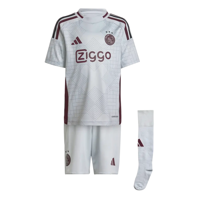 T-shirt e Pantaloncini per Bambino Ajax Third 24/25 - Con Calzettoni