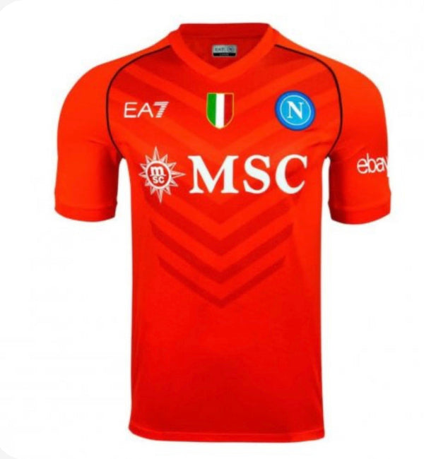 SSC Napoli Maglia Gara Portiere 23/24 - Con Scudetto