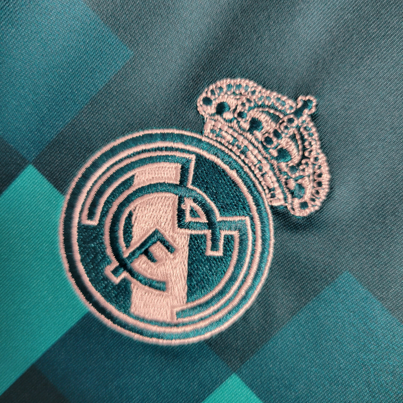 Maglia Manica Lunga Real Madrid Retro 2017/18 - Con Patch