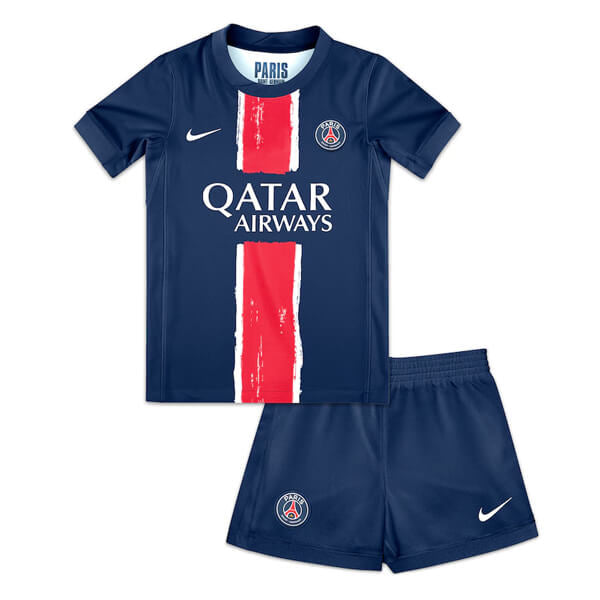 T-shirt e Pantaloncini per Bambino PSG home 24/25