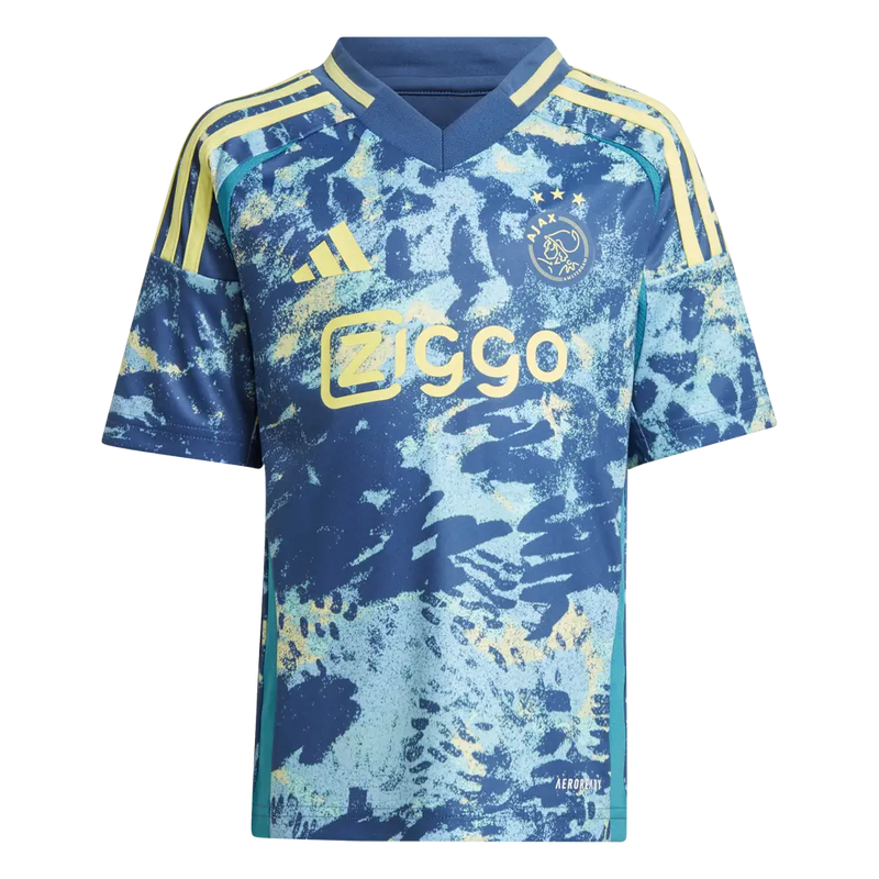 T-shirt e Pantaloncini per Bambino Ajax Away 24/25 - Con Calzettoni