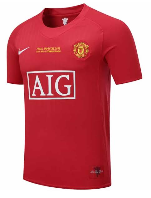 Maglia Retro Manchester United Home 2007/2008