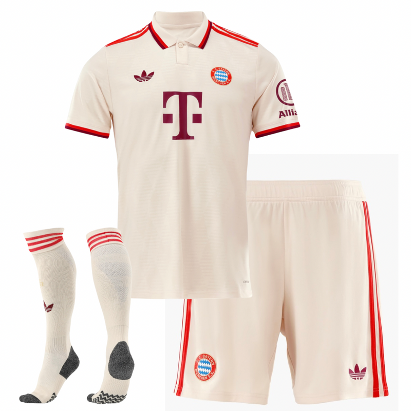 T-shirt e Pantaloncini per Bambino Bayern Monaco Third 24/25 - Con Calzettoni