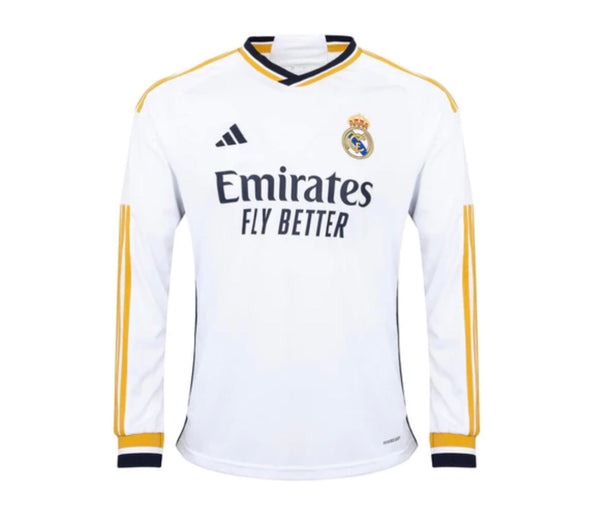 Maglia Manica Lunga Real Madrid Home 23/24 - Bianco