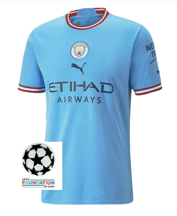 Maglia Manchester City home 2022/23 - con patch