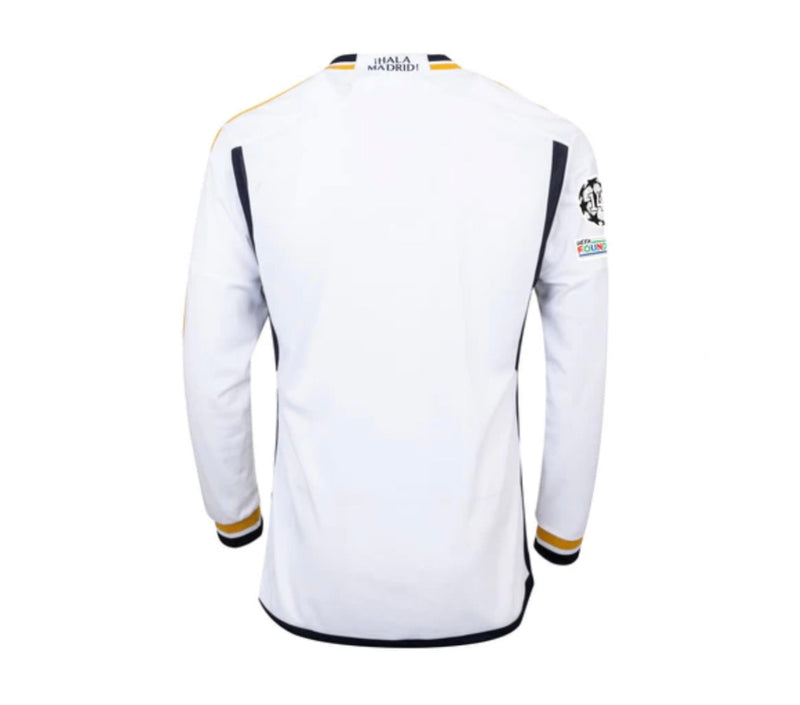 Maglia Manica Lunga Real Madrid l 23/24 - Bianco - Patch UCL + CWC