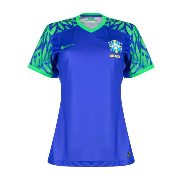 Maglia Brasile Away Femminile 23/24 Blu