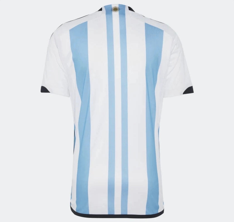 MAGLIA ARGENTINA Home - 3 STELLE - 22/23 - CON TOPPA DEL CAMPIONE DELLA COPPA DEL MONDO