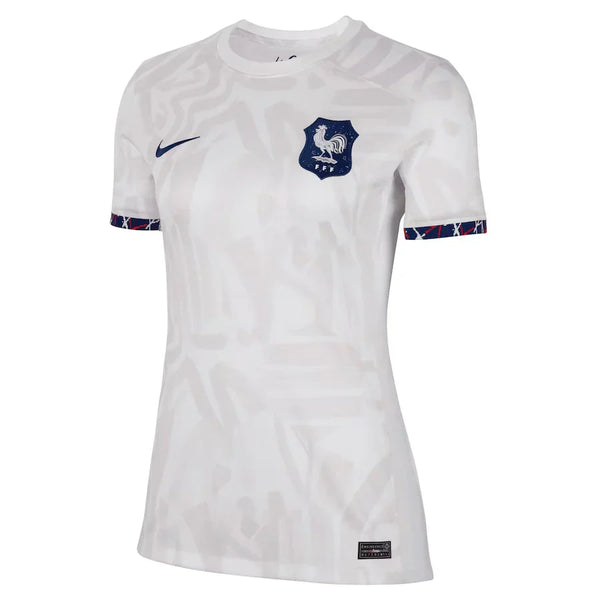 Maglia Francia Away Femminile 23/24 Bianco