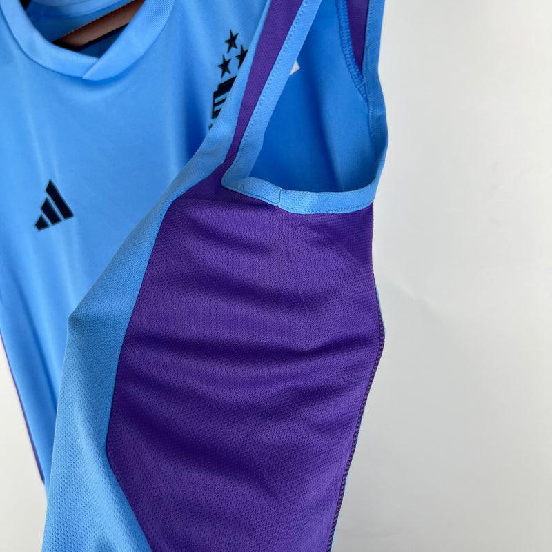 Maglia Argentina Training Wear Maglia blu 2023